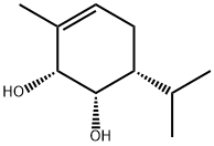 3-Cyclohexene-1,2-diol,3-methyl-6-(1-methylethyl)-,(1S,2R,6R)-(9CI) Structure