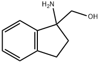 1H-Indene-1-methanol,  1-amino-2,3-dihydro- Structure
