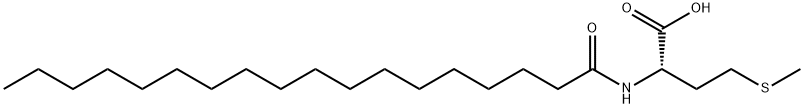 N-(1-oxooctadecyl)-DL-methionine Structure