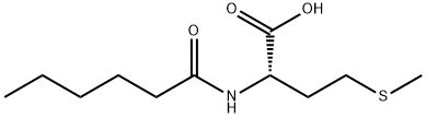 N-(1-oxohexyl)-DL-methionine Structure