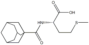 2-[(1-ADAMANTYLCARBONYL)AMINO]-4-(METHYLTHIO)BUTANOIC ACID Structure