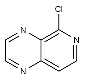 5-CHLOROPYRIDO[4,3-B]PYRAZINE Structure