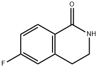 6-FLUORO-3,4-DIHYDRO-2H-ISOQUINOLIN-1-ONE Structure