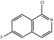 1-CHLORO-6-FLUOROISOQUINOLINE Structure
