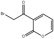 2H-Pyran-2-one, 3-(bromoacetyl)- (9CI) Structure