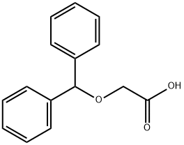 diphenylmethoxyacetic acid Structure