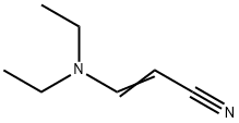 N,N-디에틸-3-아미노아크릴로니트릴 구조식 이미지