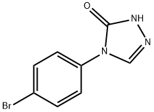 4-(4-BROMOPHENYL)-2,4-DIHYDRO-3H-1,2,4-TRIAZOL-3-ONE Structure