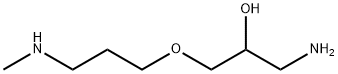 2-Propanol,  1-amino-3-[3-(methylamino)propoxy]- Structure