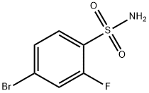 4-Bromo-2-fluorobenzenesulfonamide 구조식 이미지