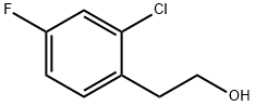 2-클로로-4-플루오로페네틸알코올 구조식 이미지