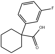 1-(3-FLUOROPHENYL)CYCLOHEXANECARBOXYLIC ACID, 98 Structure