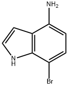 1H-Indol-4-aMine, 7-broMo- Structure