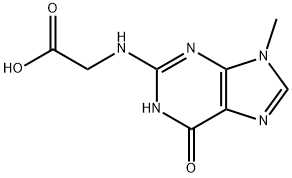 Glycine,  N-(6,9-dihydro-9-methyl-6-oxo-1H-purin-2-yl)- Structure