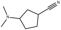 시클로펜탄카르보니트릴,3-(디메틸아미노)-(9CI) 구조식 이미지