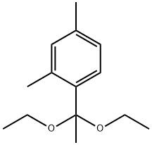 1-(1,1-디에톡시에틸)-2,4-디메틸-벤졸 구조식 이미지