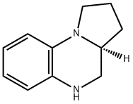 피롤로[1,2-a]퀴녹살린,1,2,3,3a,4,5-헥사히드로-,(3aS)-(9CI) 구조식 이미지