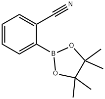 2-CYANOPHENYLBORONIC ACID, PINACOL ESTER Structure
