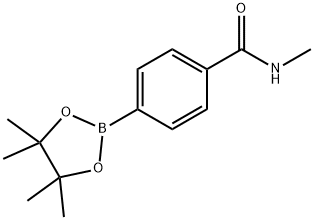 4-N-METHYLCARBOXAMIDOPHENYLBORONIC ACID, PINACOL ESTER 구조식 이미지