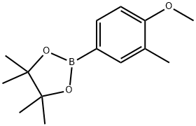 2-(4-methoxy-3-methylphenyl)-4,4,5,5-tetramethyl-1,3,2-dioxaborolane 구조식 이미지