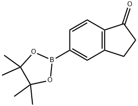 5-(4,4,5,5-Tetramethyl-[1,3,2]dioxaborolan-2-yl)-indan-1-one 구조식 이미지