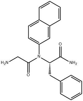 GLY-PHE BETA-NAPHTHYLAMIDE Structure