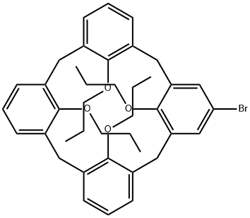 5-BROMO-25,26,27,28-테트라프로폭시칼릭스[4!ARENE,97 구조식 이미지