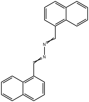 나프탈렌-1-카브알데히드(1-나프틸메틸렌)히드라존 구조식 이미지