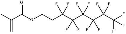 3,3,4,4,5,5,6,6,7,7,8,8,8-트리데카프루오로옥틸 2-메틸-2-프로페노에이트 구조식 이미지