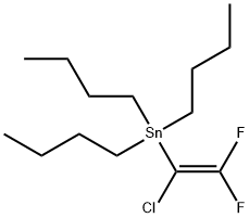 1-Chloro-2,2-difluoroethenyl-tributyltin Structure