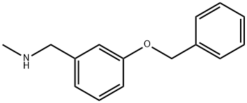 N-(3-(벤질록시)벤질)-N-메틸아민 구조식 이미지