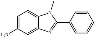 1-메틸-2-페닐-1H-벤조이미다졸-5-일라민 구조식 이미지