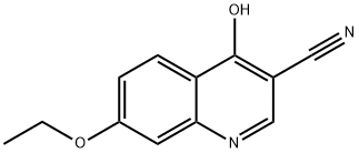 3-Quinolinecarbonitrile,7-ethoxy-4-hydroxy-(9CI) 구조식 이미지