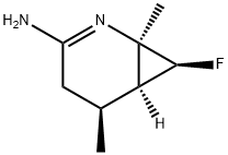 2-Azabicyclo[4.1.0]hept-2-en-3-amine,7-fluoro-1,5-dimethyl-,(1R,5S,6S,7S)- 구조식 이미지