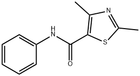 2,4-Dimethyl-N-phenyl-5-thiazolecarboxamide Structure