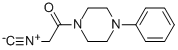 4-페닐-피페라지노-이소시아노-아세트아미드 구조식 이미지