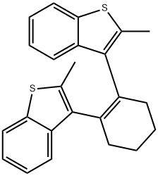 1,2-BIS(2-메틸벤조[B]티오펜-3-일)CYCLOHEX-1-ENE 구조식 이미지