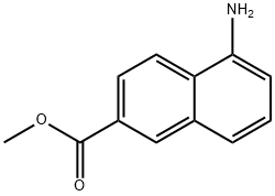 2-Naphthalenecarboxylicacid,5-amino-,methylester(9CI) Structure