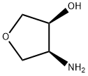 (3S,4S)-4-AMinotetrahydro-3-furanol 구조식 이미지