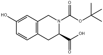 BOC-7-HYDROXY-D-TIC-OH Structure