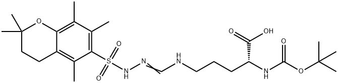 BOC-D-ARG(PMC)-OH Structure