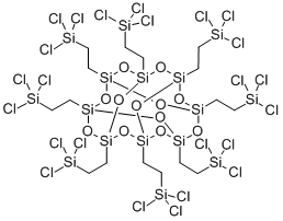 PSS-OCTA(2-TRICHLOROSILYLETHYL) SUBSTIT& 구조식 이미지