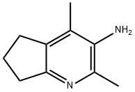 5H-사이클로펜타[b]피리딘-3-아민,6,7-디하이드로-2,4-디메틸- 구조식 이미지