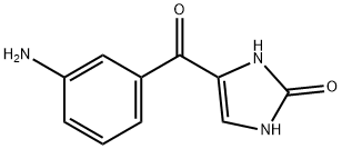 4-Imidazolin-2-one, 4-(m-aminobenzoyl)- (8CI) Structure