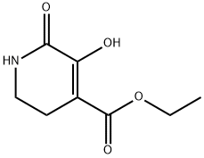 ethyl 1,2,5,6-tetrahydro-3-hydroxy-2-oxopyridine-4-carboxylate 구조식 이미지