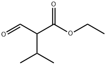 ethyl 2-formyl-3-methylbutanoate 구조식 이미지