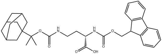 FMOC-DAB(ADPOC)-OH Structure