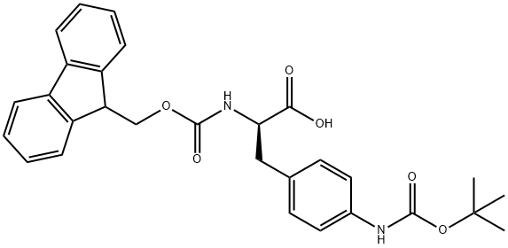 BOC-D-PHE(4-NHBOC)-OH Structure