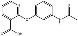 2-(3-acetamidophenoxy)nicotinic
acid 구조식 이미지