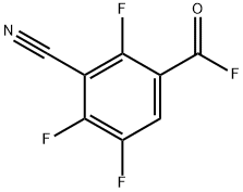 벤조일플루오라이드,3-시아노-2,4,5-트리플루오로-(9CI) 구조식 이미지